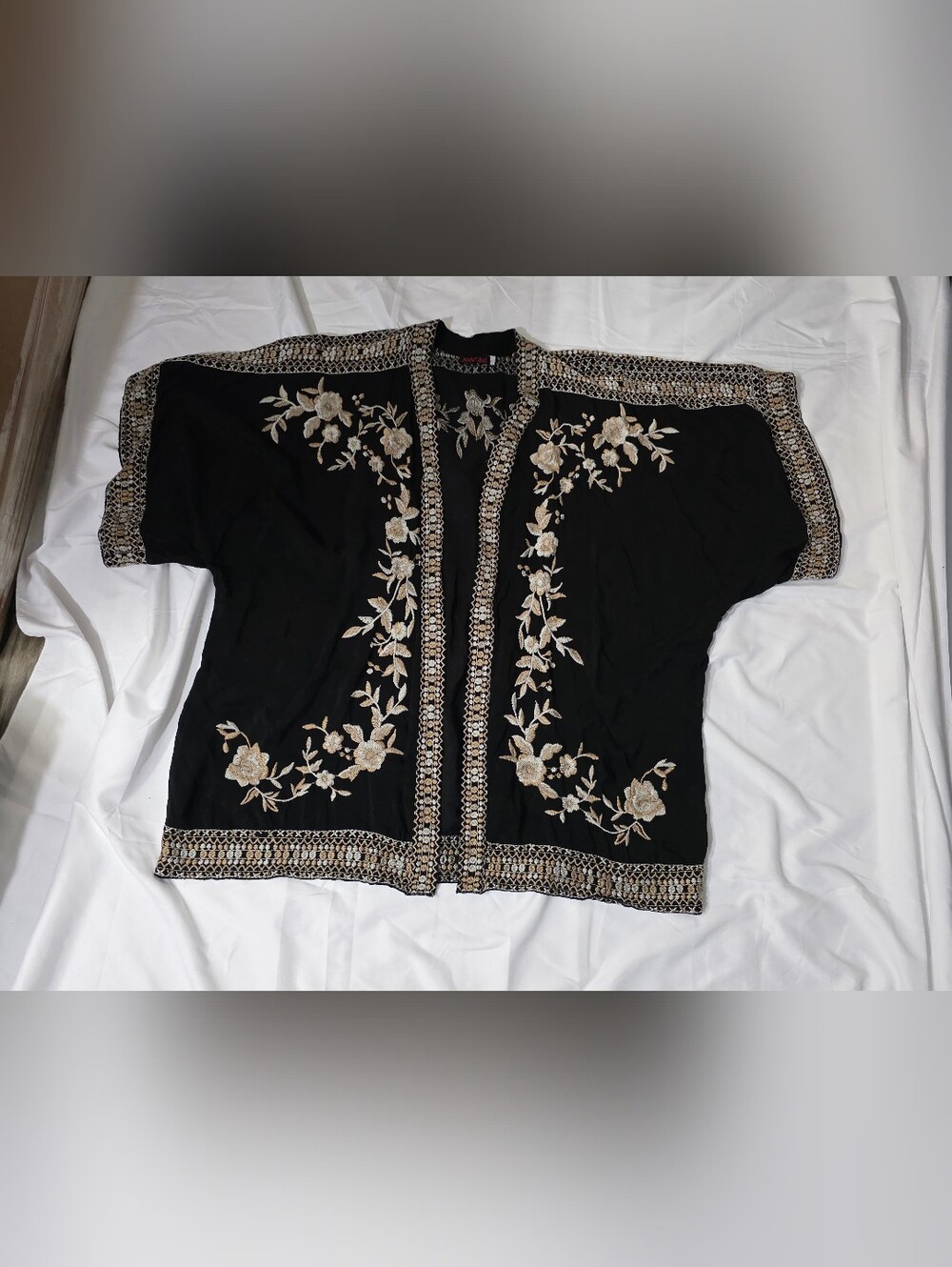Johnny Was Women's Floral Embroidered Chiara Kimono Cardigan
